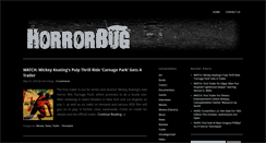 Desktop Screenshot of horrorbug.com