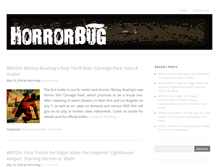 Tablet Screenshot of horrorbug.com
